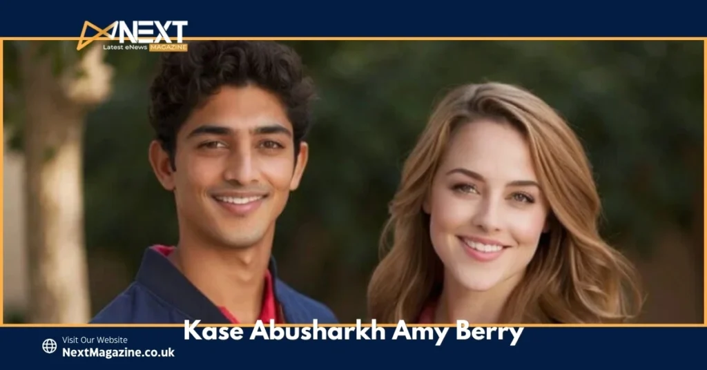 Kase Abusharkh Amy Berry smiling together, innovative business partners leading technology and sustainability initiatives in 2025