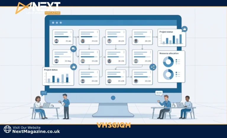VHSGJQM Explained: What It Is, How It Works, and Why It Matters Business efficiency framework dashboard showing workflow and team collaboration tools