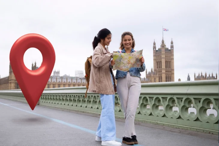 A vibrant cityscape showcasing diverse neighborhoods, illustrating why Location Matters in UK Lettings for potential renters.