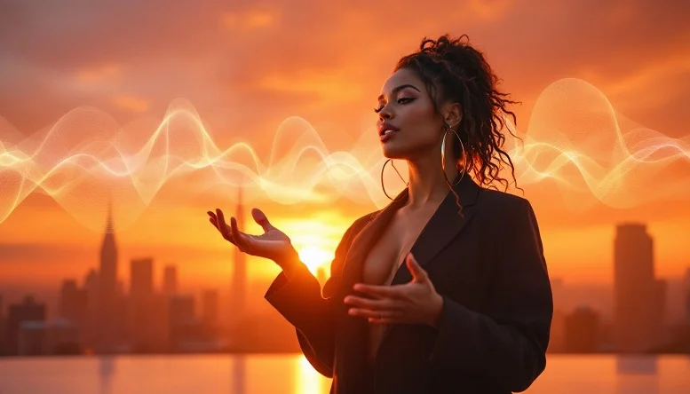 Why Lip Sync Matters: The Hidden Impact on Music and Culture - Tech - Next Magazine Artist in a studio with audio equipment, focusing on seamless lip sync in music production.