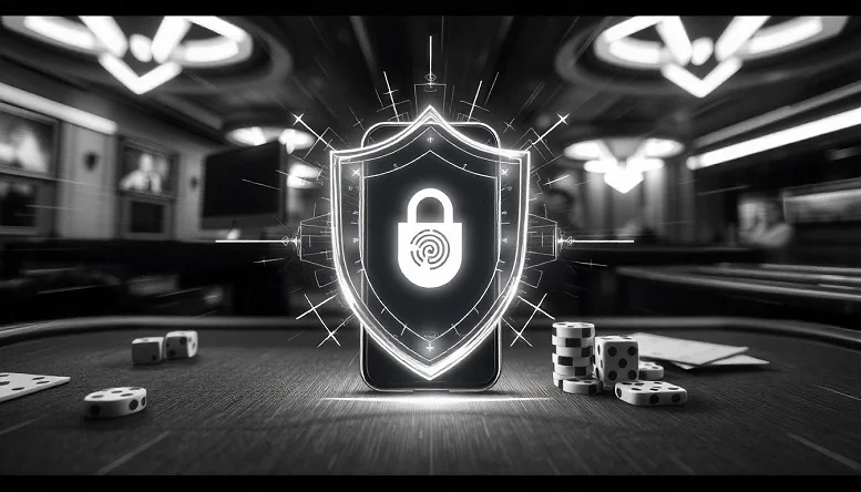 Why Apple Pay Casinos Are Big News in the UK - Entertainment - Next Magazine A glowing digital security shield with an Apple Pay logo, highlighting the safety of Apple Pay transactions in online casinos.