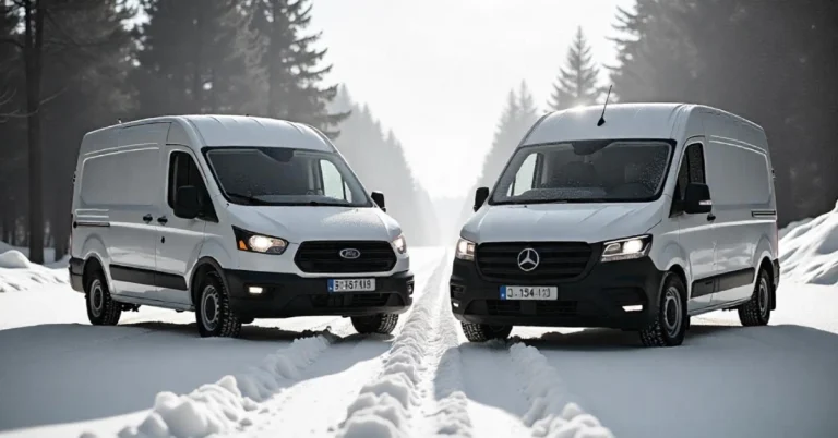 Which Van Brands Hold Resale Value? Two popular commercial vans side by side, showcasing models known for strong resale value.