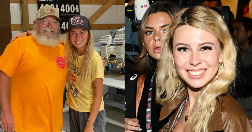 Hailey Welch poses with fans and attends events, showcasing her rise to internet fame and growing net worth