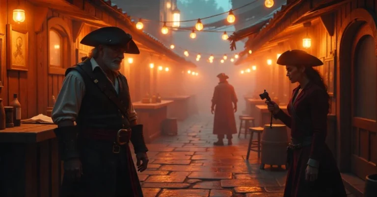 Pirate crew uncovering the Most Valuable Loot in Sea of Thieves, surrounded by glowing chests and rare treasures on a mysterious island.