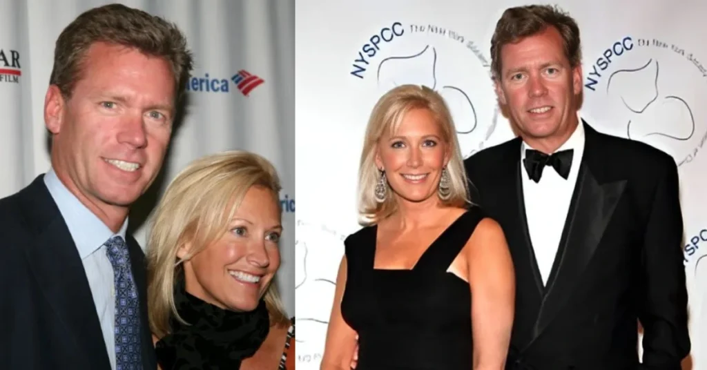 Mary Joan Hansen with Chris Hansen at formal event before their divorce