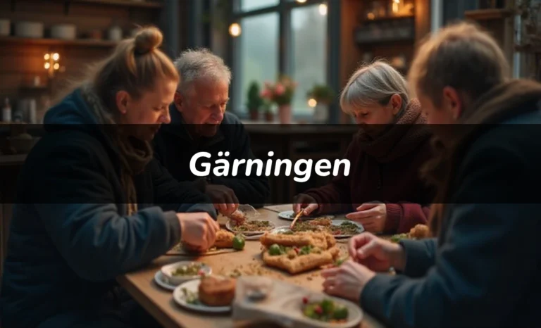 People practicing gärningen through community actions and meaningful deeds in Swedish neighborhood setting