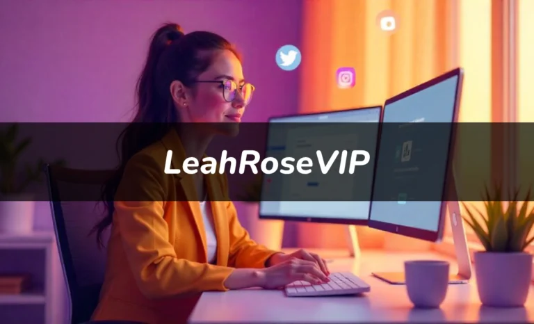 LeahRoseVIP digital creator working on authentic online content and community building strategies