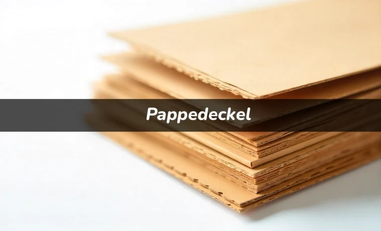 Different grades of pappedeckel German cardboard sheets stacked showing thickness variations for packaging and craft applications