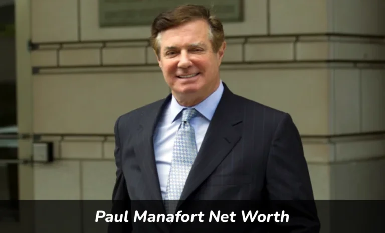 Paul Manafort Net Worth breakdown showing financial assets and income sources