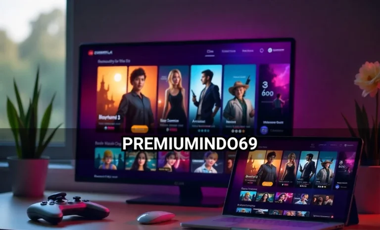 Premiumindo69 review streaming platform interface showing movies gaming features multiple devices