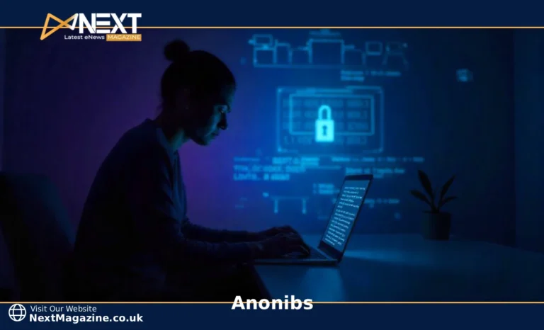 Anonibs: What You Need to Know About This Anonymous Platform Person using laptop with digital privacy symbols representing Anonibs anonymous platform safety concerns
