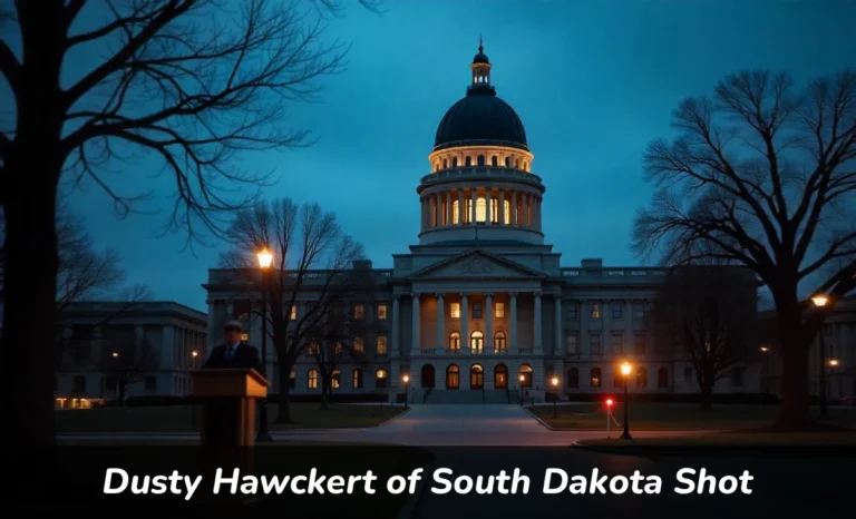 South Dakota capitol building representing Dusty Hawckert of South Dakota shot incident news coverage and investigation updates