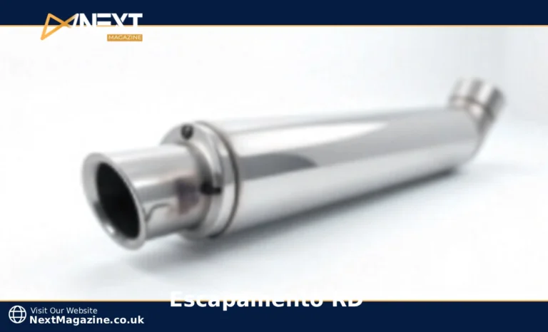 Escapamento RD stainless steel motorcycle exhaust system showing polished finish and performance design for Brazilian bikes
