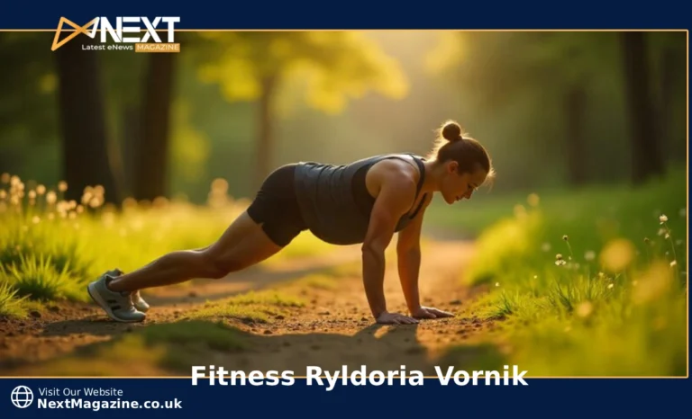 Fitness Ryldoria Vornik: Build Real Strength Without the Burnout Woman practicing Fitness Ryldoria Vornik natural movement exercises outdoors in peaceful forest setting with morning sunlight