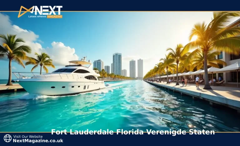 Fort Lauderdale Florida Verenigde Staten: Complete Travel Guide Fort Lauderdale Florida Verenigde Staten waterfront with boats on canal and palm trees along coastline