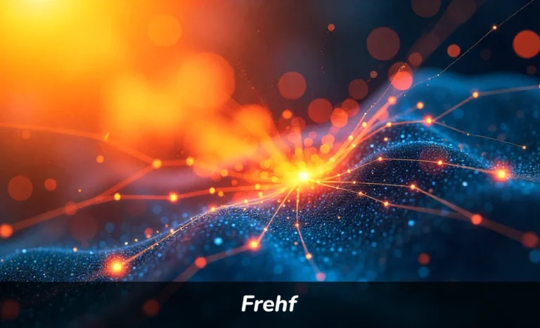 Frehf digital identity concept with modern abstract design and creative branding elements