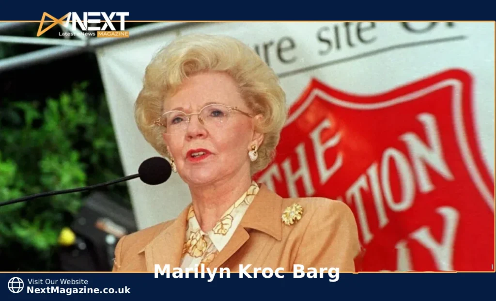 Marilyn Kroc Barg daughter of McDonald's founder Ray Kroc known for philanthropy and charitable work