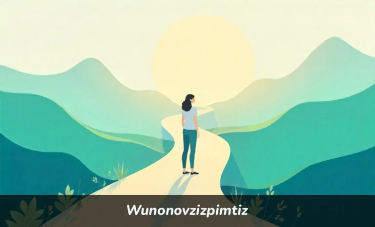 Person exploring wunonovzizpimtiz wellness concept with multiple pathways representing personal health choices and balanced living