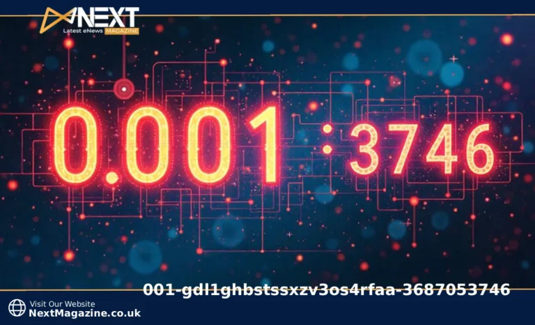 Digital illustration showing unique identifier code 001-gdl1ghbstssxzv3os4rfaa-3687053746 on futuristic screen with security symbols