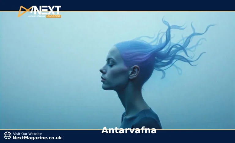 Person practicing antarvafna inner observation meditation sitting quietly with calm expression