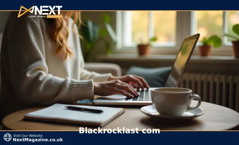 Blackrocklast com wellness blog displayed on laptop screen with health articles about sleep and nutrition