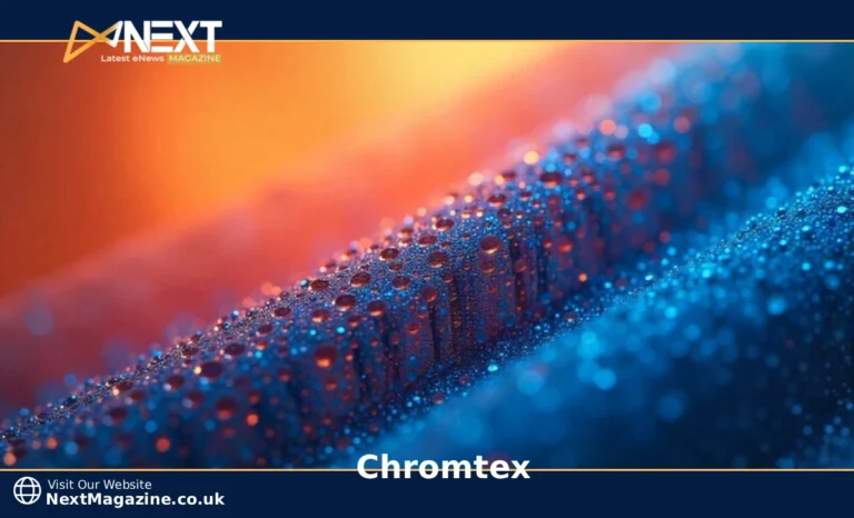 What Is Chromtex? Advanced Textiles Explained Simply Chromtex smart fabric close-up showing adaptive fibers with temperature regulation and antimicrobial technology