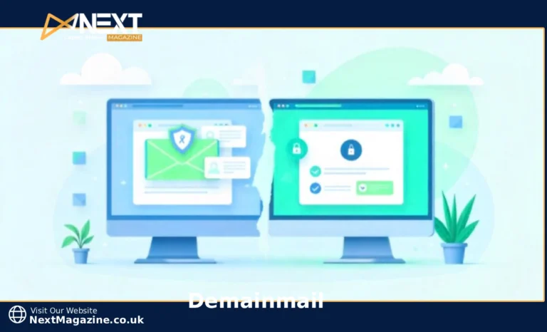 Demainmail email platform dashboard showing encrypted inbox and disposable email features