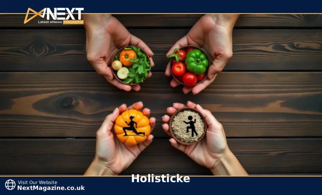 holisticke wellness approach showing interconnected mind body spirit and physical health foundations for whole person care