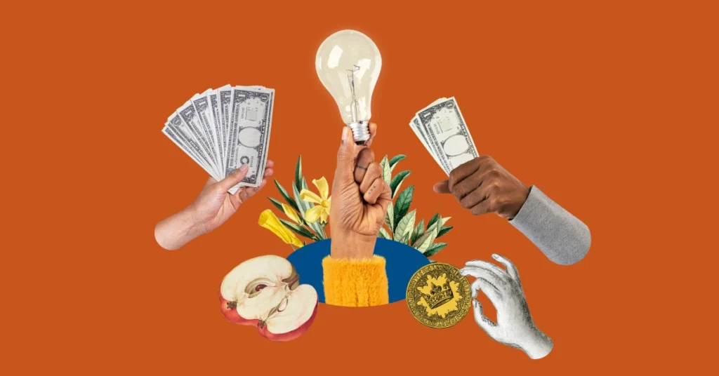 Creator economy infographic showing content creators maximizing revenue through brand partnerships, digital products, and platform monetization strategies in 2026