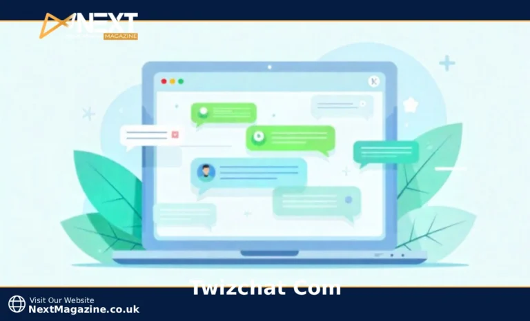 Twizchat com browser-based chat interface showing real-time messages and anonymous users in temporary chat room