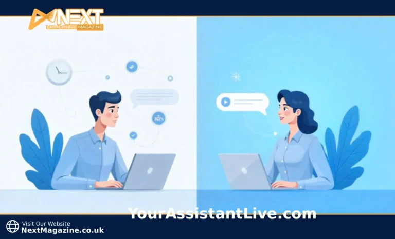 YourAssistantLive.com AI assistant platform helping professional manage tasks and schedule with real-time digital support