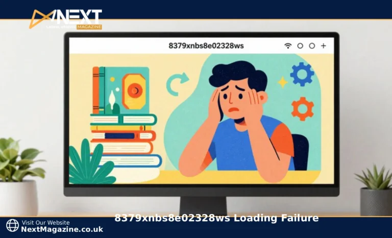 How to Fix 8379xnbs8e02328ws Loading Failure in Minutes Computer screen showing 8379xnbs8e02328ws loading failure error with troubleshooting icons and solution symbols