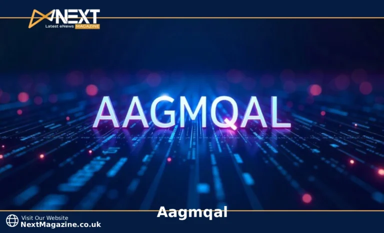 Aagmqal digital identifier concept showing alphanumeric codes in modern tech system illustration