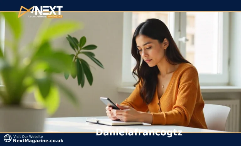 danielafrancogtz wellness creator sitting with journal and water glass in bright natural light