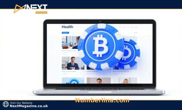 Numberlina.com Review: What This Platform Actually Offers Numberlina.com website review showing laptop with blog platform interface and content categories for safety assessment