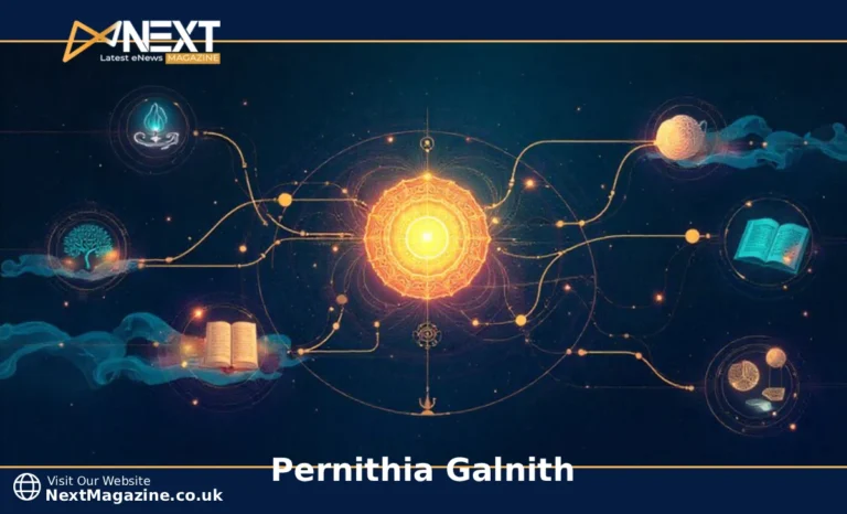 Abstract illustration showing Pernithia Galnith as a conceptual framework with multiple interpretations in science, mythology, and creativity