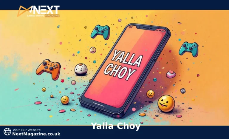 Yalla choy internet slang phrase displayed on smartphone with gaming chat and social media notifications showing online usage