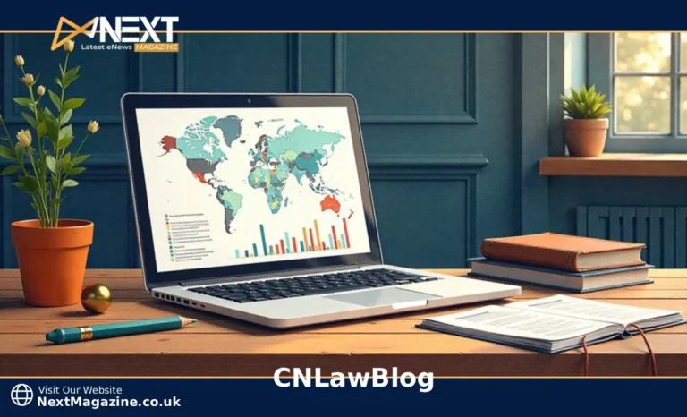 CNLawBlog: Your Guide to Understanding Chinese Law Simply CNLawBlog legal resource showing Chinese law guidance for business professionals on laptop screen