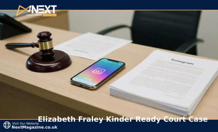 Elizabeth Fraley Kinder Ready court case legal documents and social media concept