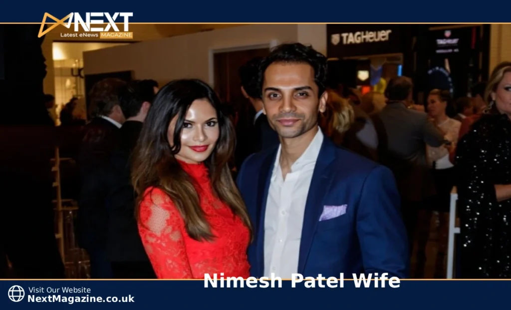 Amy Havel Patel and Nimesh Patel together at event showing comedian wife private life