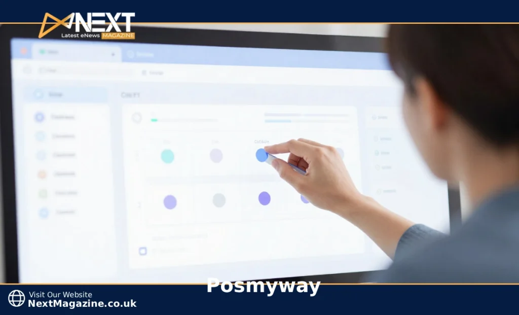 Person customizing a software dashboard using a Posmyway personalized online tool