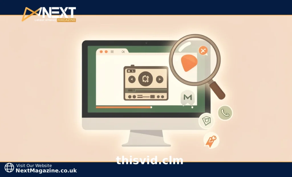 thisvid.clm video sharing platform interface shown on a desktop screen with community and search icons