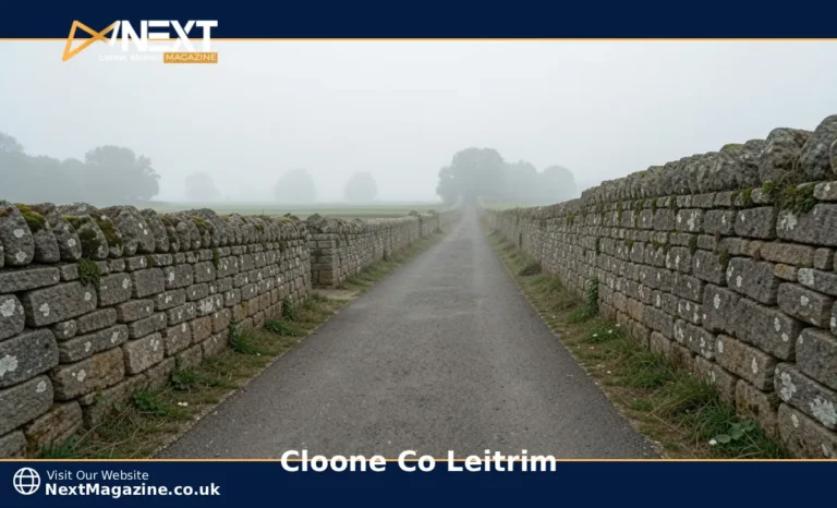 Cloone, Co. Leitrim: A Quiet Hidden Gem Village in Ireland (and Why the Bóthar na Naomh Walk Feels So Special) Narrow country road through limestone wetlands on the Bóthar na Naomh walk in Cloone Leitrim Ireland