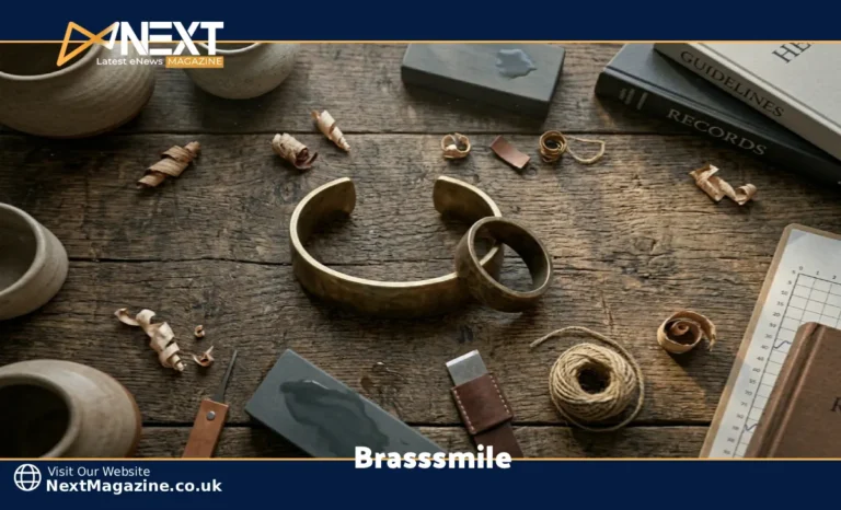 Brasssmile Jewelry Review: Is It Worth the Hype? (Honest Experience) Brasssmile brass cuff bracelet and ring with natural patina on a wooden surface
