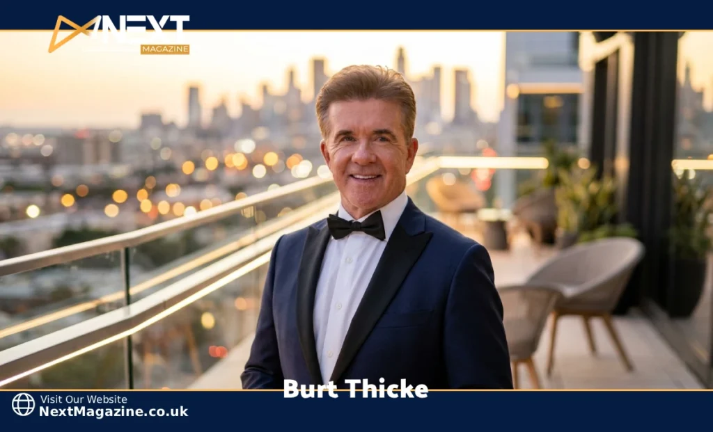Burt Thicke, Canadian stockbroker and father of Alan Thicke, shown as a mid-century businessman in Ontario