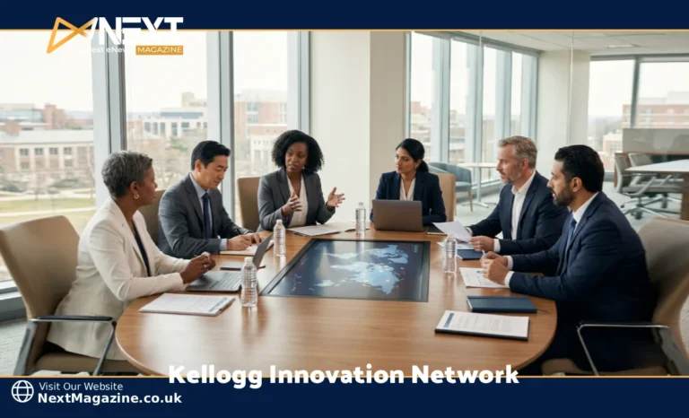 Senior executives collaborating at a Kellogg Innovation Network summit roundtable