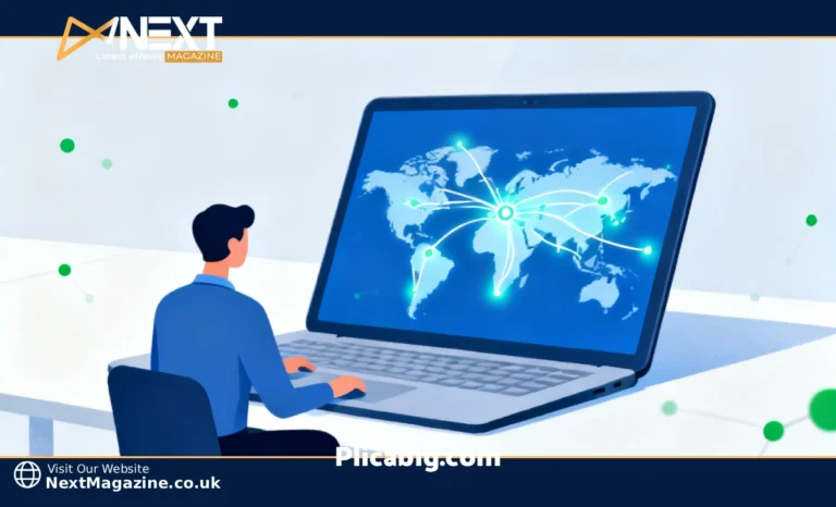 Small business owner using Plicabig.com to reach global audiences online