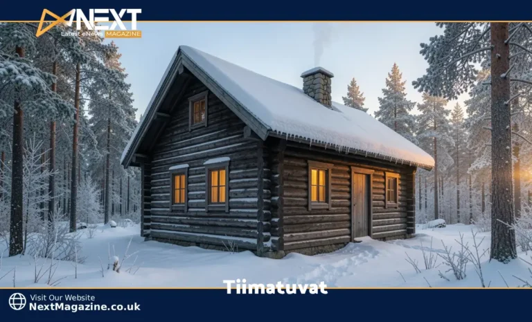 Tiimatuvat: A Guide to Traditional Finnish Architecture Traditional tiimatuvat log cabin with thick wooden walls and steep snow-covered roof surrounded by pine trees in a Finnish winter forest