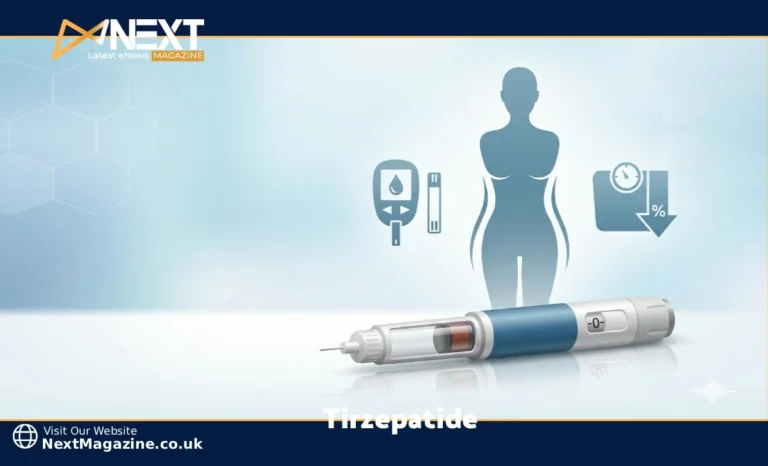 Tirzepatide injection pen used for weight loss and type 2 diabetes treatment
