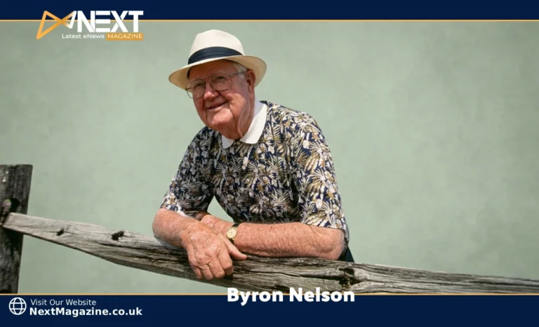 Byron Nelson: Biography, Career Records & Legacy Byron Nelson professional golfer holding trophy during his historic 1945 PGA Tour season